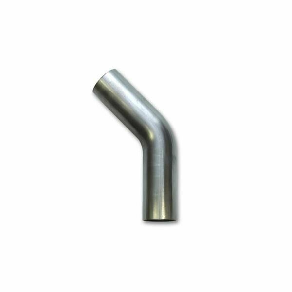 Vibrant 13100 Stainless Steel Exhaust Pipe Bend 45 Degree - 2.5 In. V32-13100